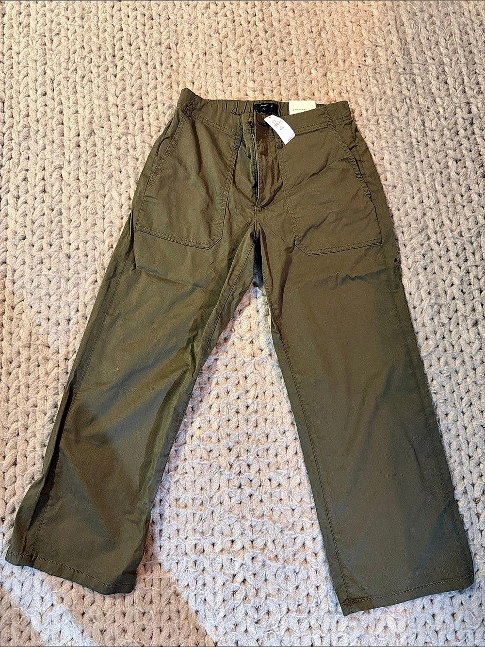 Banana Republic Straight Ankle Pant High-Rise Green Ankle Pants Size XS NWT